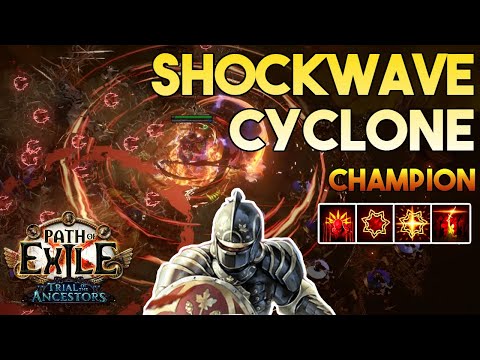 [3.24] Shockwave Cyclone Build | Champion | Necropolis | Path of Exile 3.24