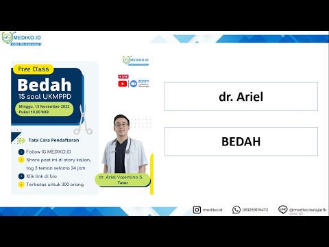 Free Class Try Out UKMPPD - Bedah - dr. Ariel