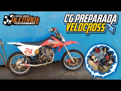 CG/TITAN PREPARADA PRA VELOCROSS/VELOTERRA - PROJETOS ALEMÃO PERFORMANCE