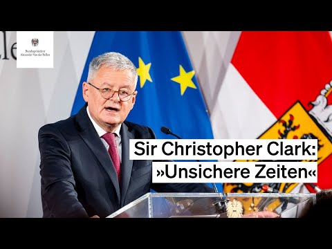Festrede von Sir Christopher Clark: „Unsichere Zeiten“