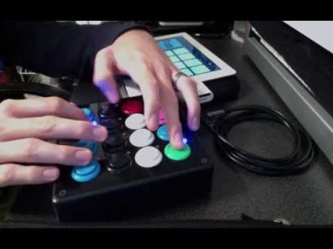 iPad and Midi Fighter Drum Rack with BeatMaker2