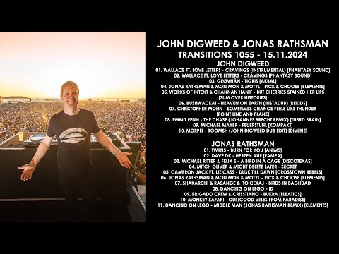 JOHN DIGWEED (UK) & JONAS RATHSMAN (Sweden) @ Transitions 1055 15.11.2024
