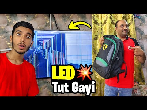 Mujhse LED Tut Gyi😱Itna Bara Nuksaan Hogya😥Papa Gussa Hogye