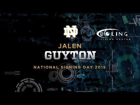 Jalen Guyton – 2015 Notre Dame Football Signee