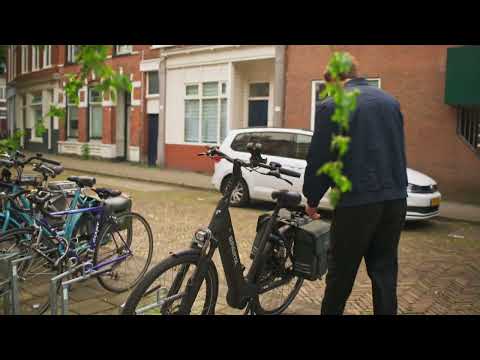 Voltano Dubbele Fietstas 40L Afgeschuind - Intense Green - Waterdicht