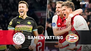 GODTS straft FOUT PSV GENADELOOS af, PERISIC maakt EERSTE voor PSV⚽ | Samenvatting Ajax - PSV