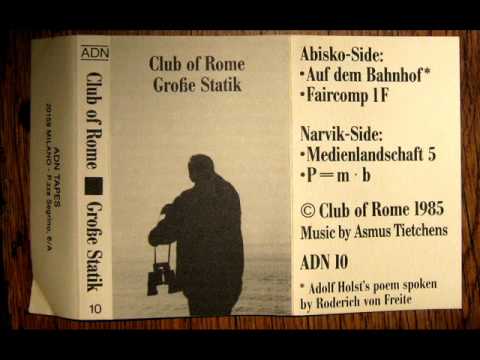 CLUB OF ROME - Grobe statik 1985 - adn tapes