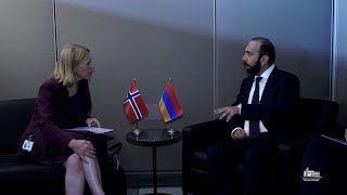 Встреча министров иностранных дел Армении и Норвегии