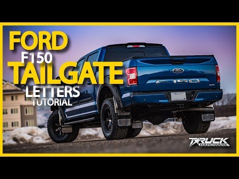 2018 Ford F-150 Tailgate Letters Installation