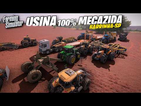 Usina De Cana Mecanizado Em Barrinha São Paulo | Farming Simulator 22 Simulando Vida Real