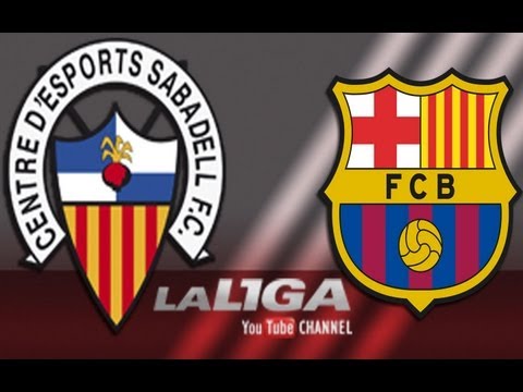 Resumen de CE Sabadell (3-2) FC Barcelona B - HD