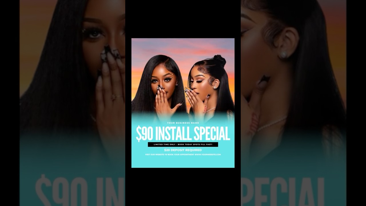 Install Special Flyer | Canva Template | Canva Tutorial