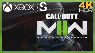 [4K/HDR] Call of Duty : Modern Warfare II (2022) / Xbox Series S Gameplay