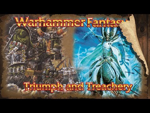 Chaos Vs High Elves vs Vampire Counts vs Orcs and Goblins - Warhammer Fantasy 6th Ed Battle Report