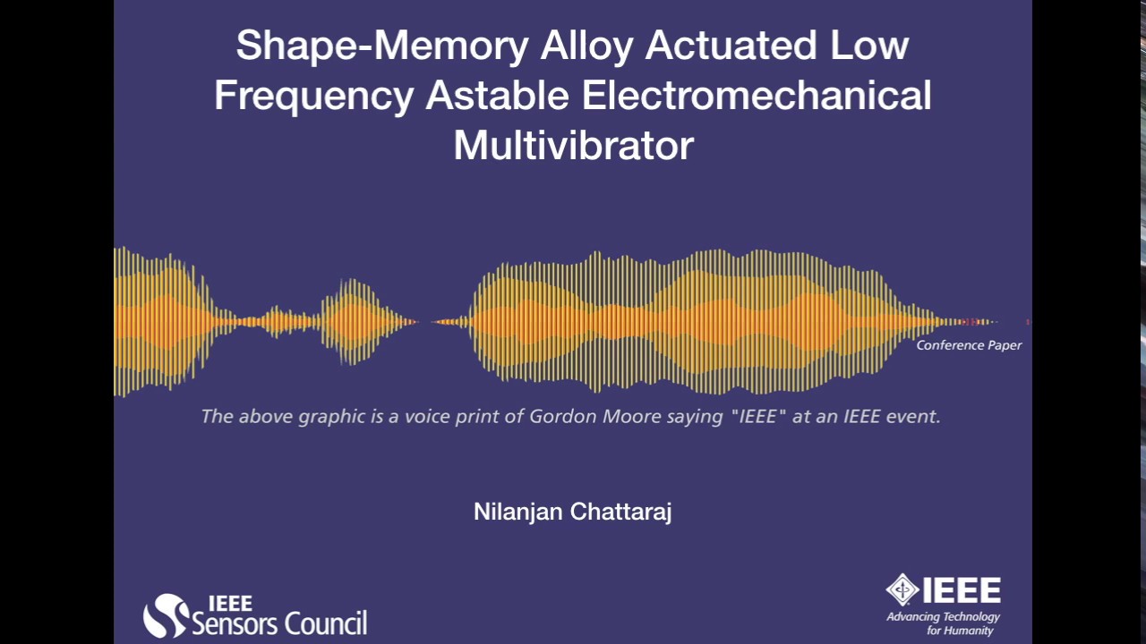 Shape-Memory Alloy Actuated Low Frequency Astable Electromechanical Multivibrator