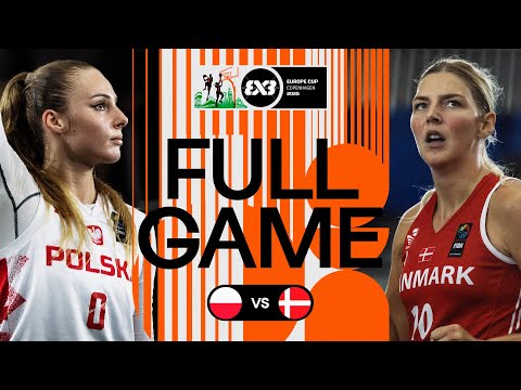 Poland 🇵🇱 vs Denmark 🇩🇰 | Women | Full Pool Game | FIBA 3x3 Europe Cup 2025