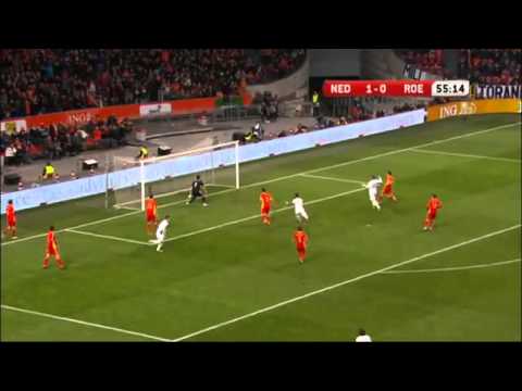 Robin Van Persie Amazing Goal ( Netherlands 2-0 Romania ) 26/03/2013
