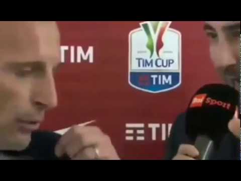 Juventus Milan, battibecco Sconcerti Allegri in diretta  Il tecnico si infuria e abbandona l’intervi