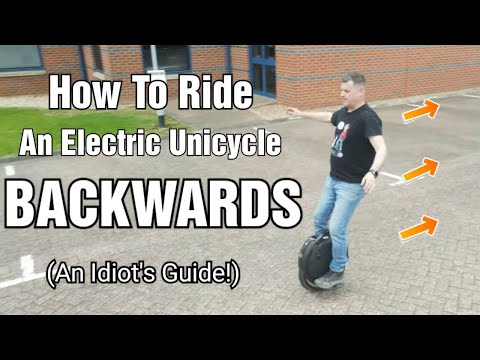 How To Ride An Electric Unicycle BACKWARDS!!!
