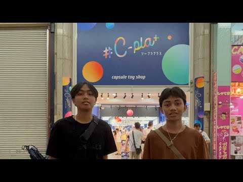Capsule Toy Shop in Osaka, Japan