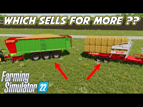 Do Straw Bales Sell For More | Farming Simulator 22
