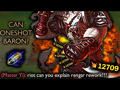 RIOT REWORKED RENGAR AND HE CAN ONESHOT BARON NOW???