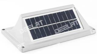 Solar Powered Outdoor Step Light - 20 Lumens LED