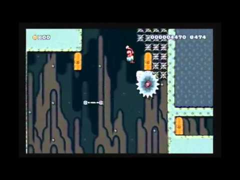 Super Mario Maker Hard Level: Feathery Fall