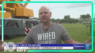 Nik Wallenda to walk high wire at 'Good Friday in Payne Park'