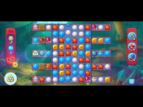 Fishdom gameplay level 2158