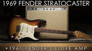 Video thumbnail for "Pick of the Day" - 1969 Fender Stratocaster and 1961 Deluxe Amp by Emerald City Guitars