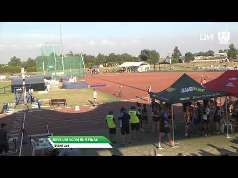 Boys U16 400m Final - 2019 State Track and Field Championships // LAVicTV