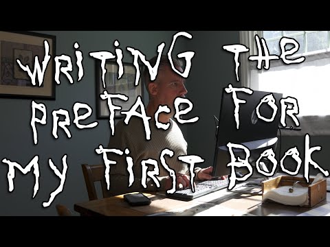 Manuscript Day 1 - Writing the Preface