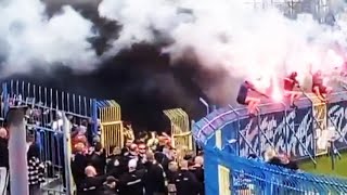 Kibice Arki Gdynia w Chorzowie | 16.10.2022