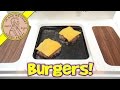 Big Burger Grill Mini Cheeseburgers Grilled Cheese Miniature Hamburger