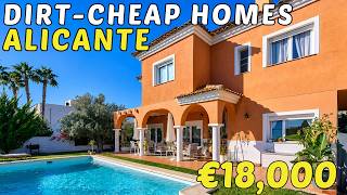7 REAL Homes in ALICANTE Under €80,000 | Move-in read & Legal for Foreigners 202