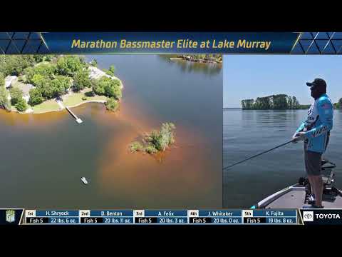 2023 Bassmaster Elite at Lake Murray, SC - Toyota Mid Day Report - Day 1