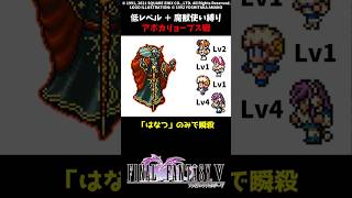 FF5 魔獣使いでアポカリョープス瞬殺 低Lv FINAL FANTASY V SFC版 job unification & Low-Level Run VS Azulmagia