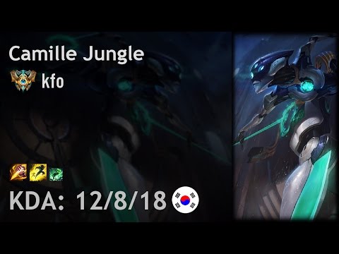 Camille Jungle vs Graves - kfo - KR Challenger Patch 6.24