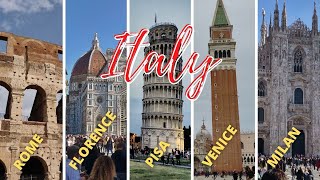 Italy - a visit to Rome, Florence, Pisa, Venice and Milan - a Travelogue