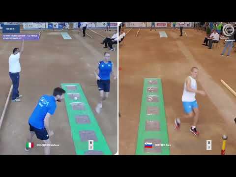 Mondial Martigues 2021 - Tir progressif : Demi-finale (barrage 2) Ales Borcnik/Stefano Pegoraro