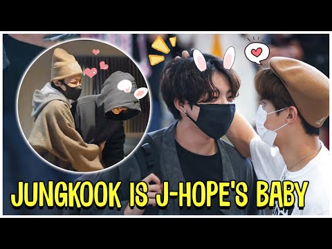 BTS Jungkook Being J-Hope's Big Baby | BTS Hopekook Moments