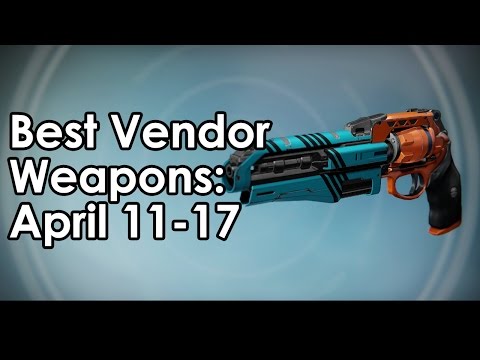 Destiny Rise of Iron: "Almost Fatebringer" Palindrome - Best Vendor Weapons April 11-17