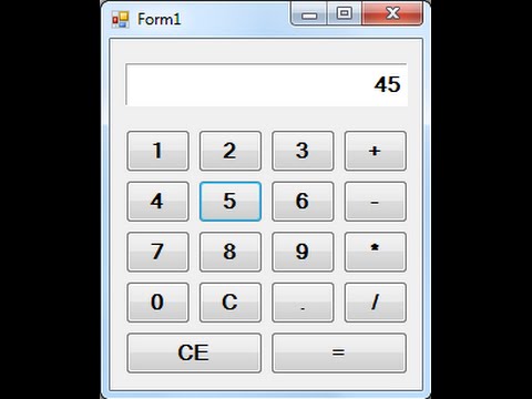 Visual Basic Net Tutorial How To Create A Calculator With Multi Function