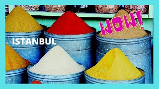 ISTANBUL: Colourful SPICE BAZAAR (Mısır Çarşısı), TURKEY #travel #istanbul