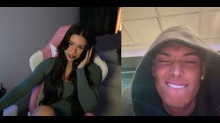Aishah Sofey quickly let Marlon know she was on stream when he called, #aishahsofey #marlon