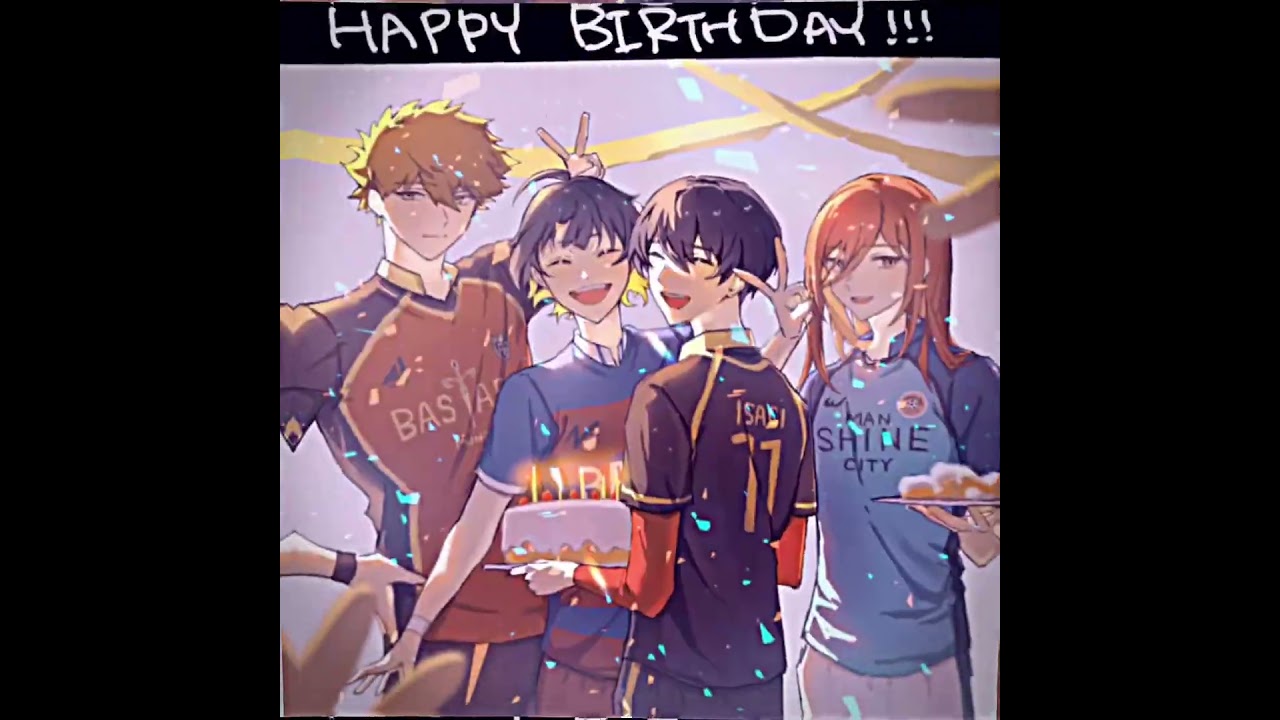 HBD buat kalian berdua 🥰🫵🏻 | mulai pake AM lagi nih #edit #alightmotion #bluelock #windbreaker