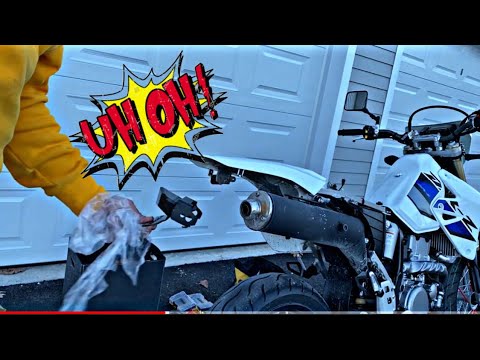 DRZ400SM Fender Eliminator LED Brake Lights Turn Signal