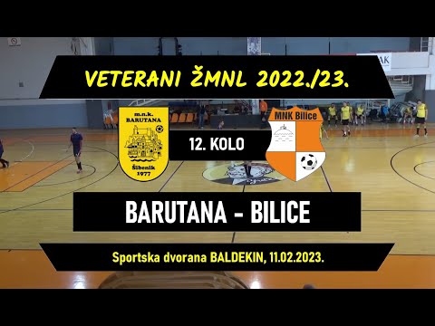 VETERANI ŽMNL: BARUTANA - BILICE  2:8, 11.02.2023.