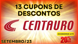 ?Cupons de Desconto na Centauro | Economize em Setembro!  [Cupom de Desconto Centauro 2023]